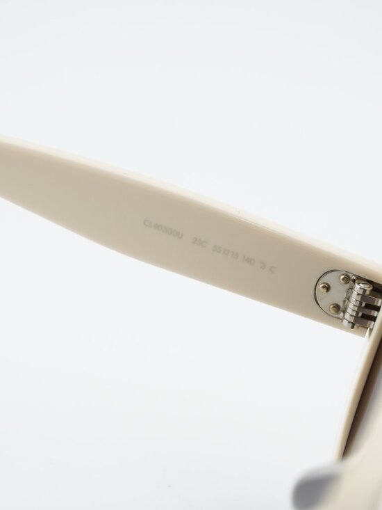 Celine CL40300U APRES SKI CAPSULE 25C Sunglasses Ivory Aviator Frame main image 8